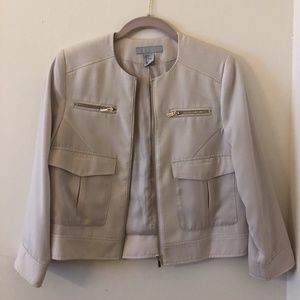 Cargo Pocket 3/4 Sleeve Dressy Jacket